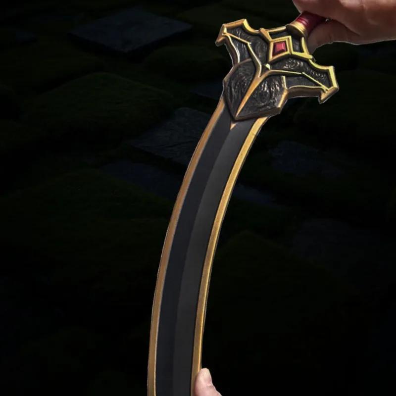 60 cm/23.62in Samurai Zwaard PU Middeleeuwse Spel Randapparatuur Cosplay Praktijk Collectible Feestartikelen Ornamenten Geschenken Outdoor Speelgoed