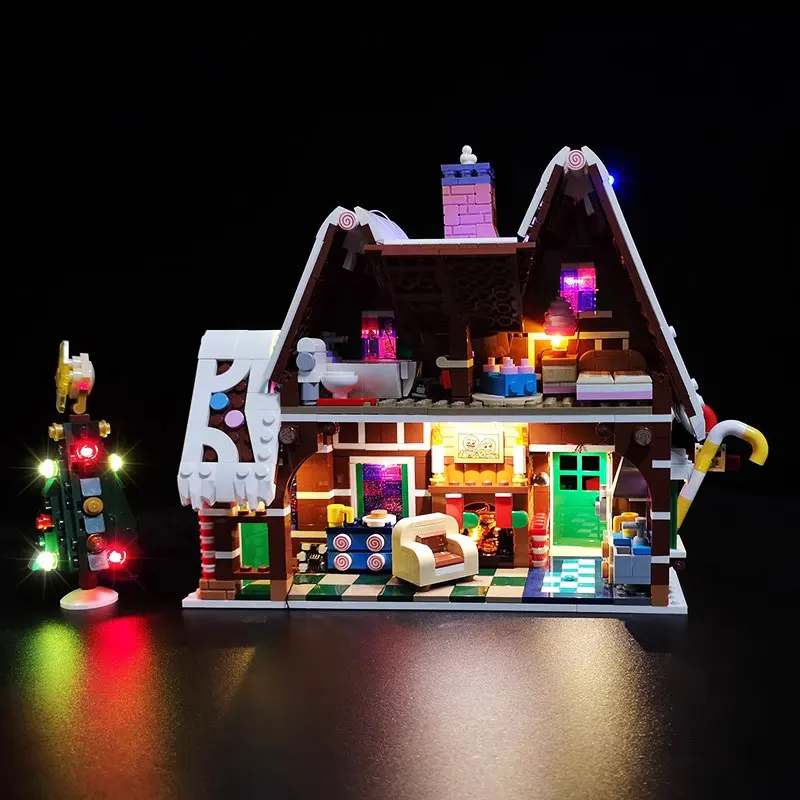 

Комплект светодиодного освещения LYBMTWF, совместимый с рождественским пряничным домиком Lego 10267 (модельными кирпичами в комплект не входят)