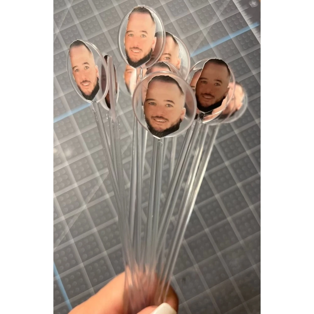 Custom Face Drink Stirrers, Personalized Drink Stirers, Birthday, Bachelorette Party, Swizzle Stick, Fianc