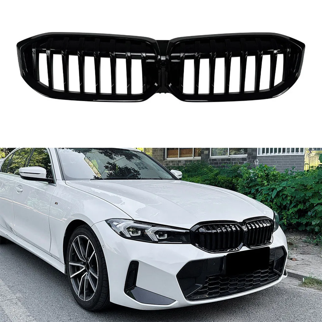 

Front Bumper Grille Hood Tuning Racing Grill For BMW 3 Series G20 G21 G28 LCI 2023 2024 2025 ABS Grills