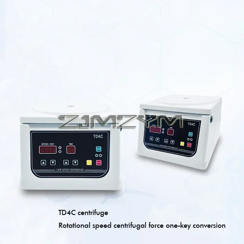 Digital Display Laboratory Centrifuge TD4C Low Speed 4000rpm 2150xg Brushless Motor 6 Rotators Separate Tools Lab Teaching