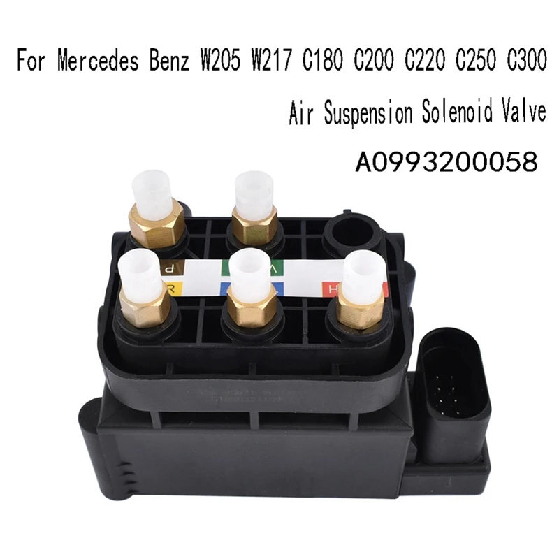 Air Suspension Solenoid Valve Air Distribution Valve For Mercedes Benz W205 W217 C180 C200 C220 C250 C300 Parts A0993200058