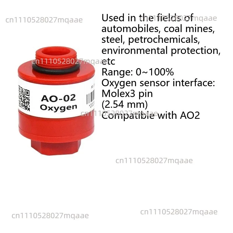 1Pcs AO-02 Oxygen Sensor - For Vehicle Exhaust Gas Analyzer, Compatible with AO2 PTB-18.10, High Accuracy Detection tooI