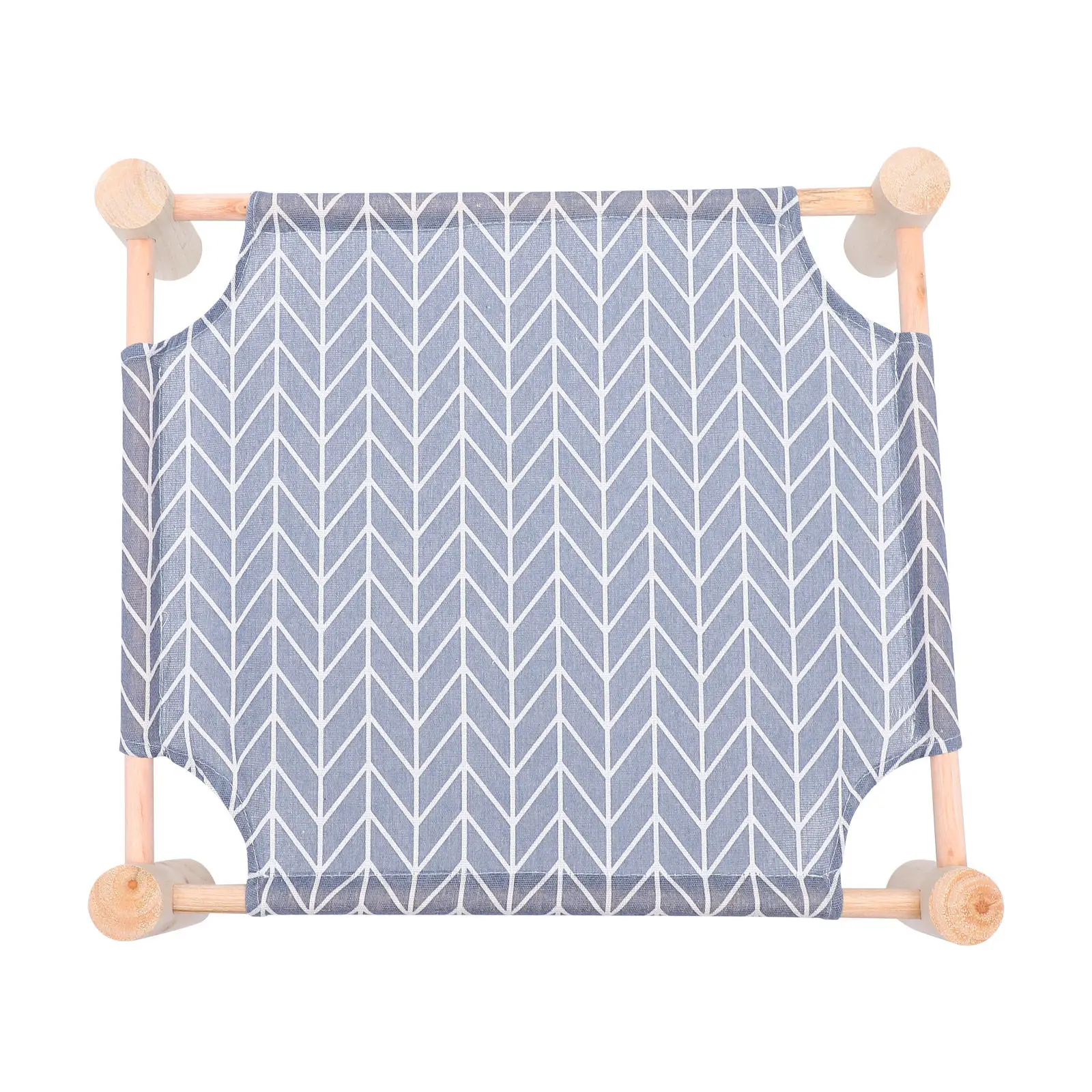 

1 шт. Прочная деревянная кровать для животных на четырех ножках, устойчивая, легко собираемая, для сна, отдыха, пикника, кемпинга, для кошек