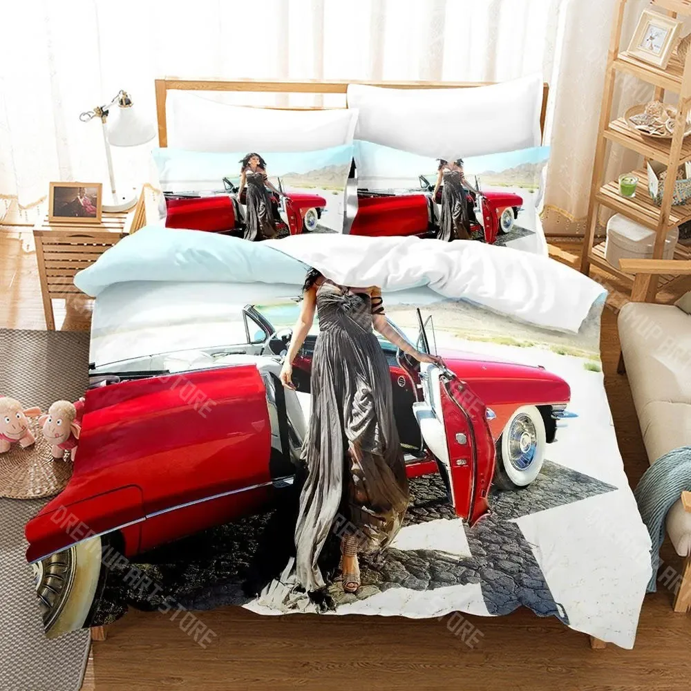 3D Printed Selena Gomez Bedding Set for Boys Girls Duvet Cover Pillowcase Twin Queen King Full Single Double Sizes