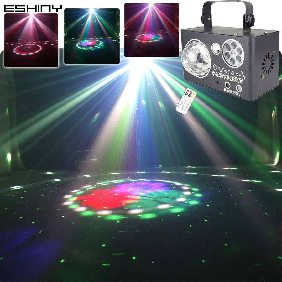 magic ball colors beam led lights projetor laser strobe iluminacao de palco dj disco dmx512 party dance lamp 60 padroes g25n8 4in 1 01