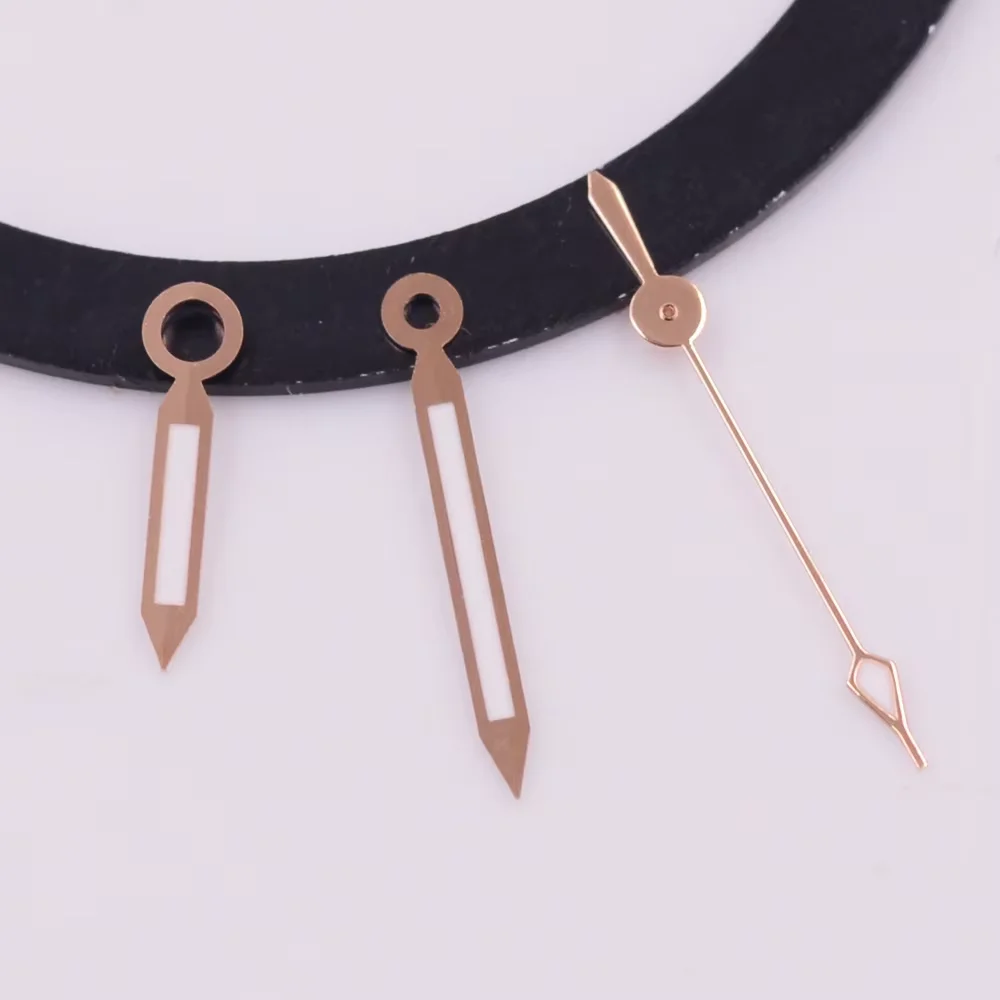 Green Luminous Hands Fit NH35 NH36 Movement Black/Gold/Silver/Rose Gold/Silver yellow/Silver Green Watch Hands image 5