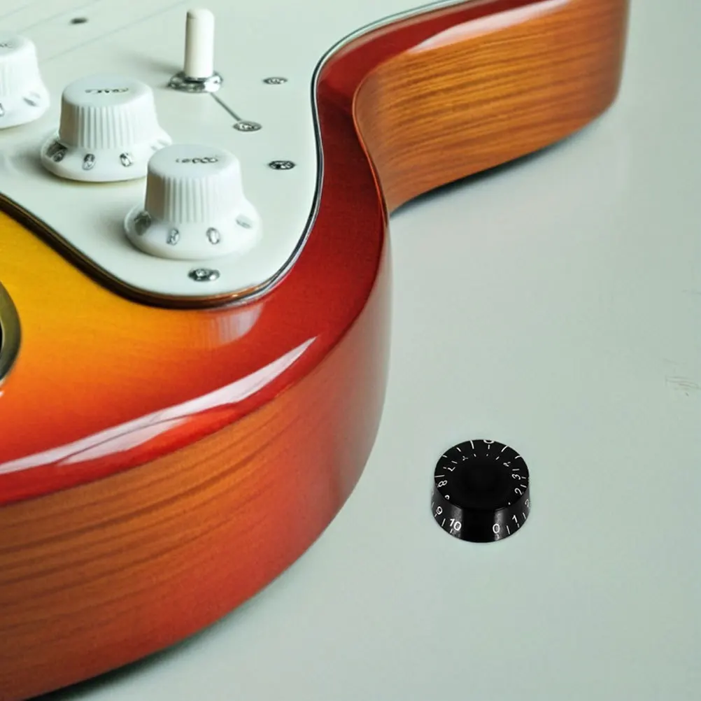 

8pcs Electric Guitar Accessories Plastic Volume Tone Control Knobs For Amplifier Studio Bass Compatible Instrument Parts