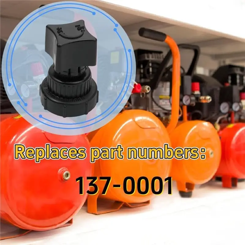 B62B-Replacement Air Compressor Regulator Valve Knob Manifold Plastic Fit For Sanborn