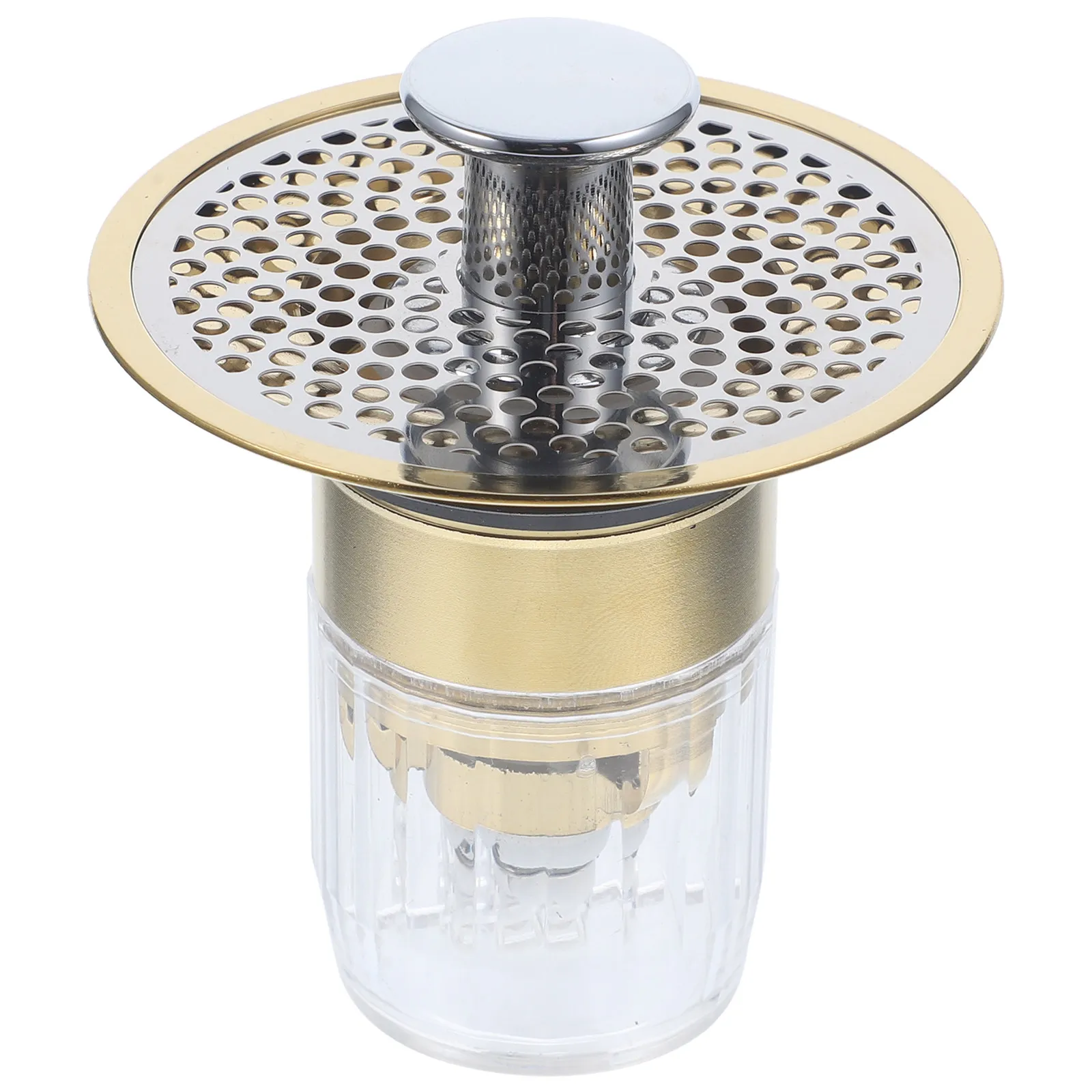 

Brass Sink Drain Plug 304 Filter Self Closing Bath Stoppers Hair Catcher Basin Drainer Tub Plugs Anti Leak Odor Blocker Bathroom