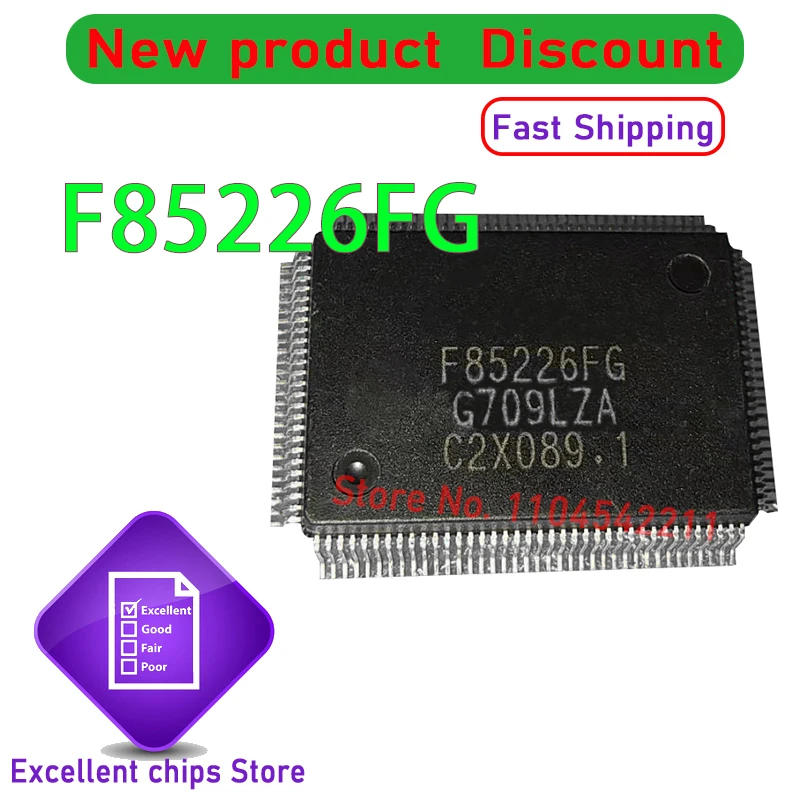 

(1 шт.) 100% новый набор микросхем F85226FG F85226 QFP128