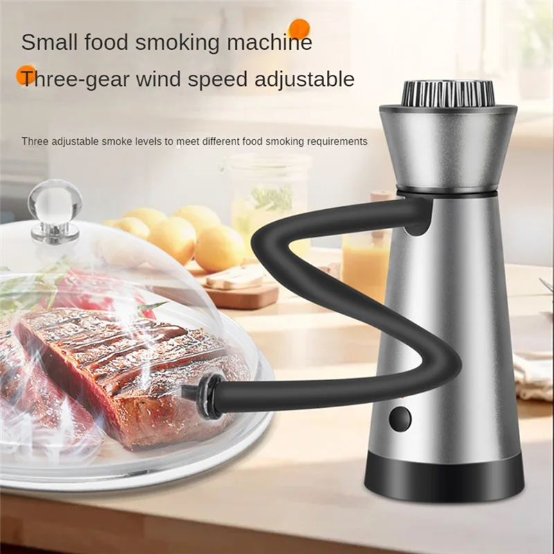

AS94-Cocktail Smoker, Electric Food And Beverage Portable Smoking Tool, Indoor And Outdoor Smoke Injector Handheld Smoker Durabl