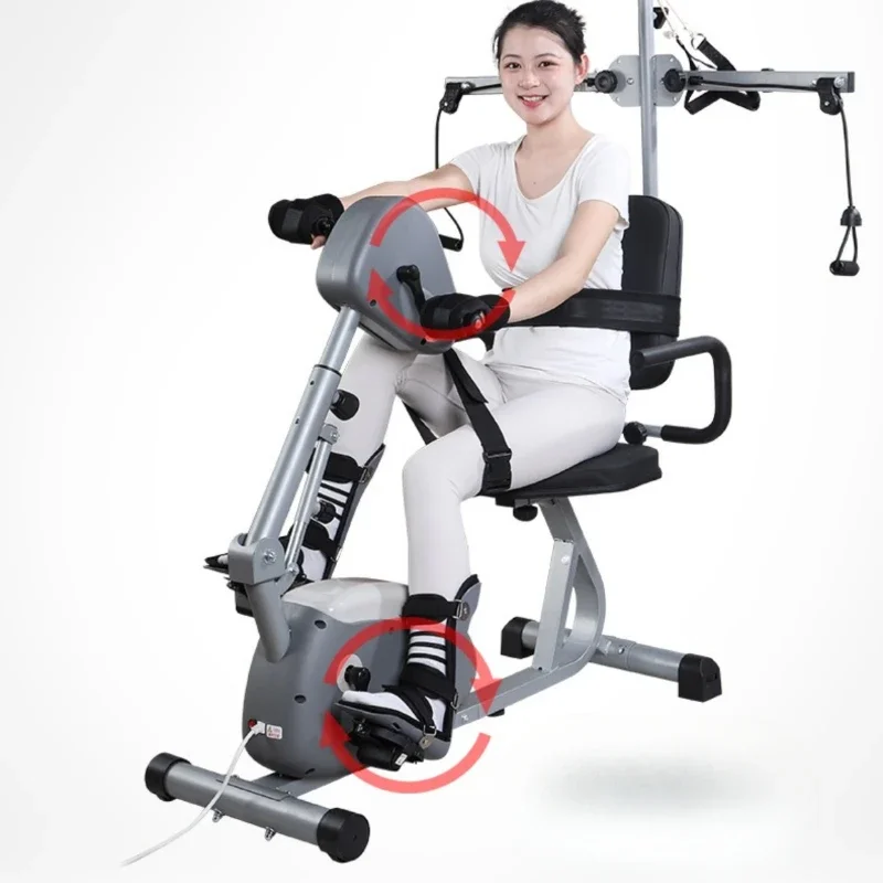 

The elderly stroke hemiplegia hands and feet legs rehabilitation training equipment upper and lower limbs pedaling