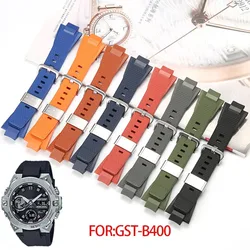 Resin Replacement Strap For Casio G-SHOCK GST-B400 Quick Release Wrist Colorful Waterproof Watchband Bracelet Watch Accessories