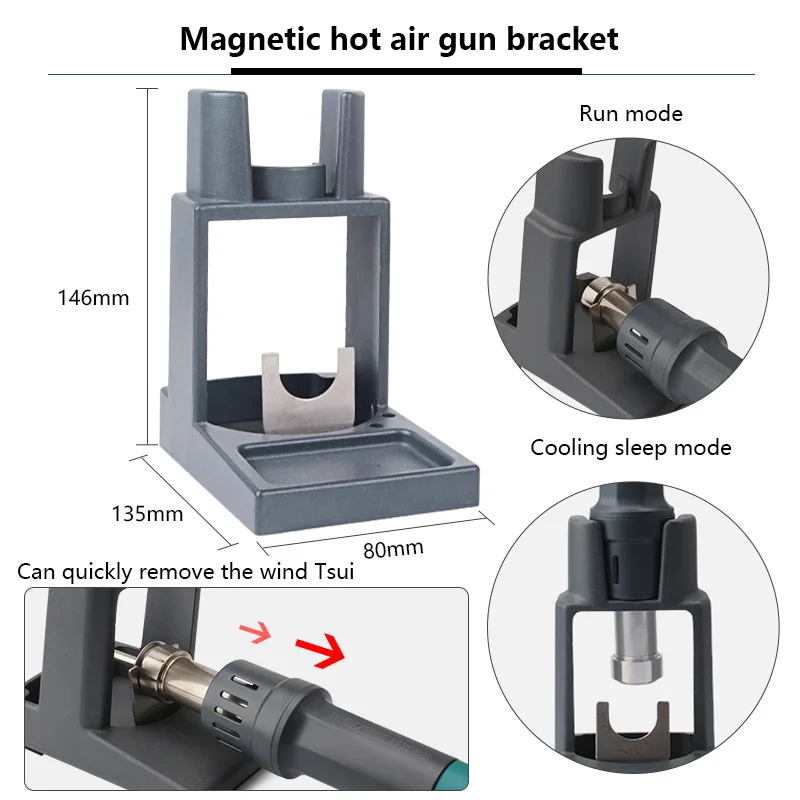 1000W220/110V 861DW HeatGun ตะกั่วฟรี Hot Air การประสาน Station ไมโครคอมพิวเตอร์อุณหภูมิ Rework Station + 3 หัวฉีด