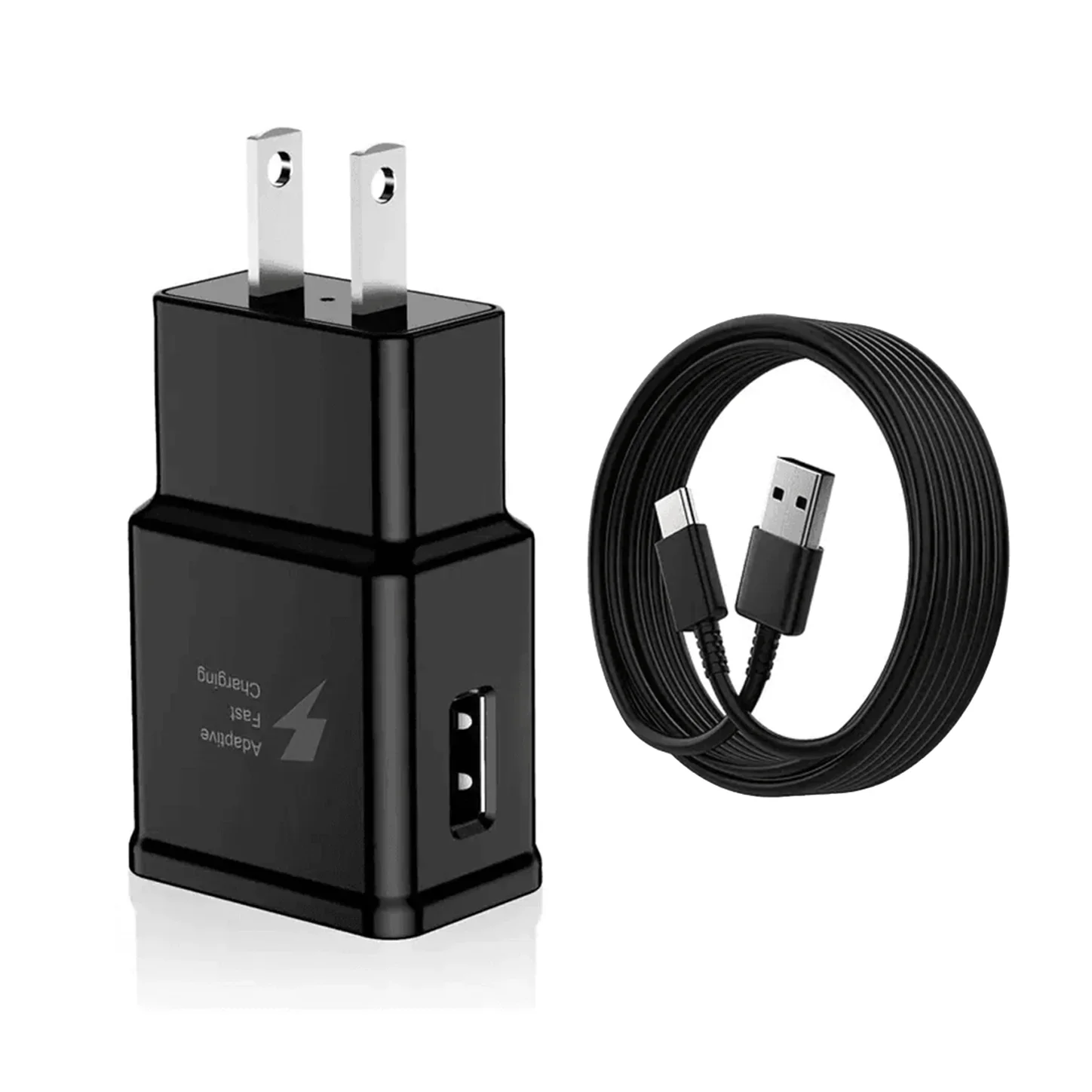 Type-C 15W Charger With 4FT USB-C Cable For Samsung Galaxy S22/S22 Plus/S21/S21 Ultra/S20/S20 Plus/S8/S9/S9 Plus/S10/S10e/Note 8