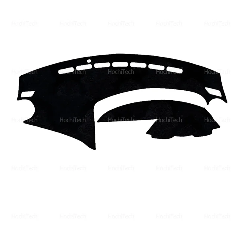 Schwarzes Wildleder-Armaturenbrett, Anti-UV-Armaturenbrett-Abdeckung, Sonnenschutz, Teppichpolster für Mazda 3 M3 BL Axela 2009 2010 2011 2012 2013 Teppich – Detail 4