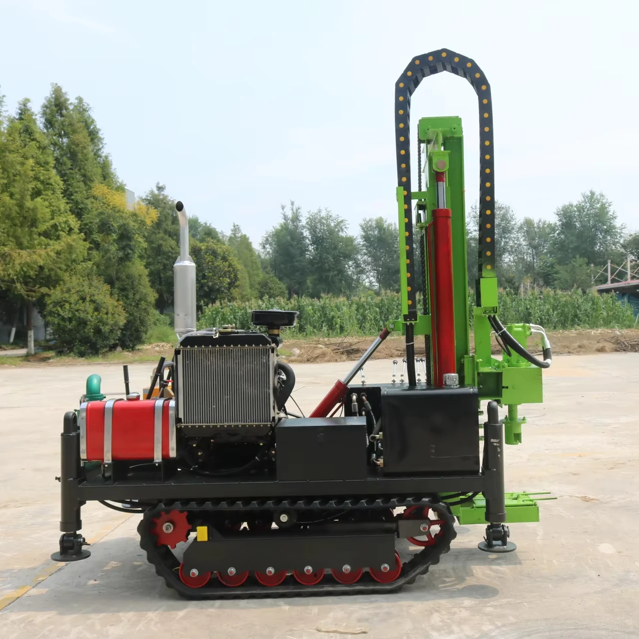 Water Drilling Machine Crawler Type Water Well Drilling Operations