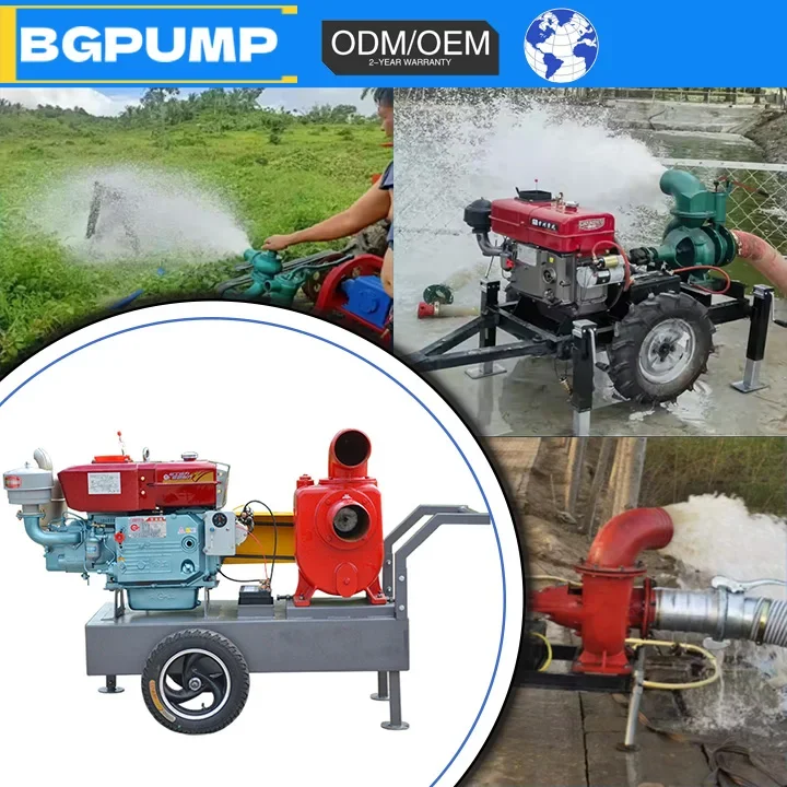 12hp High Pressure 6 Inch High Pressure 3 Inch Diesel Water Pump Booster Pump For Diesel