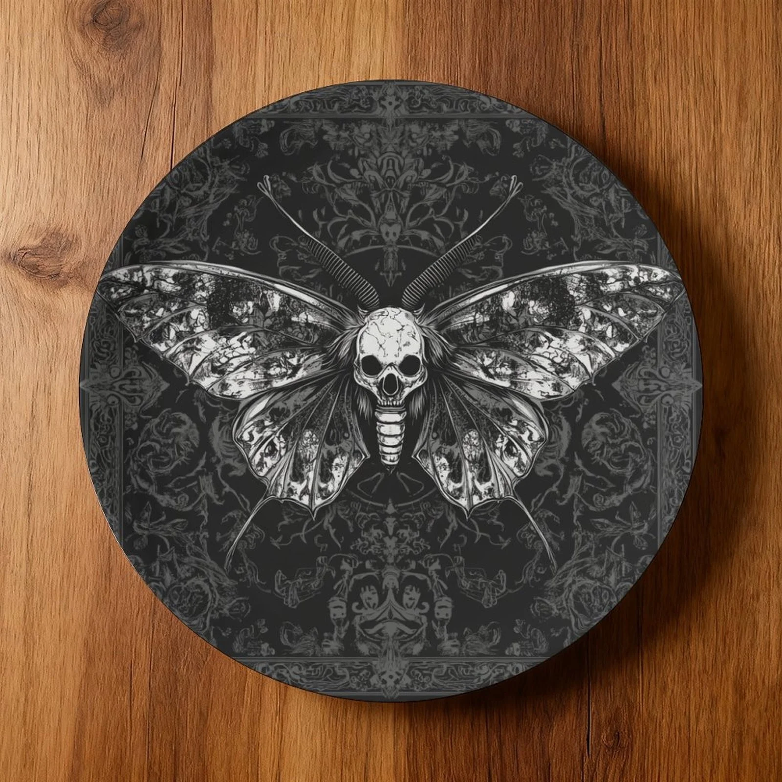 1Pc Skull Moth Them…