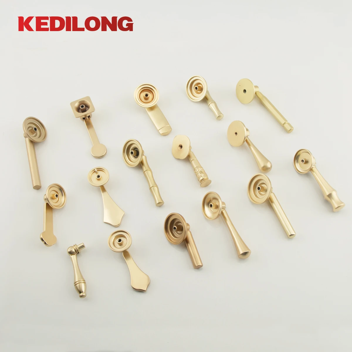 KEDLO Hardware per mobili Modern Light Luxury maniglia a foro singolo armadio da cucina maniglia a sospensione in oro cassetto manopola dell'armadio