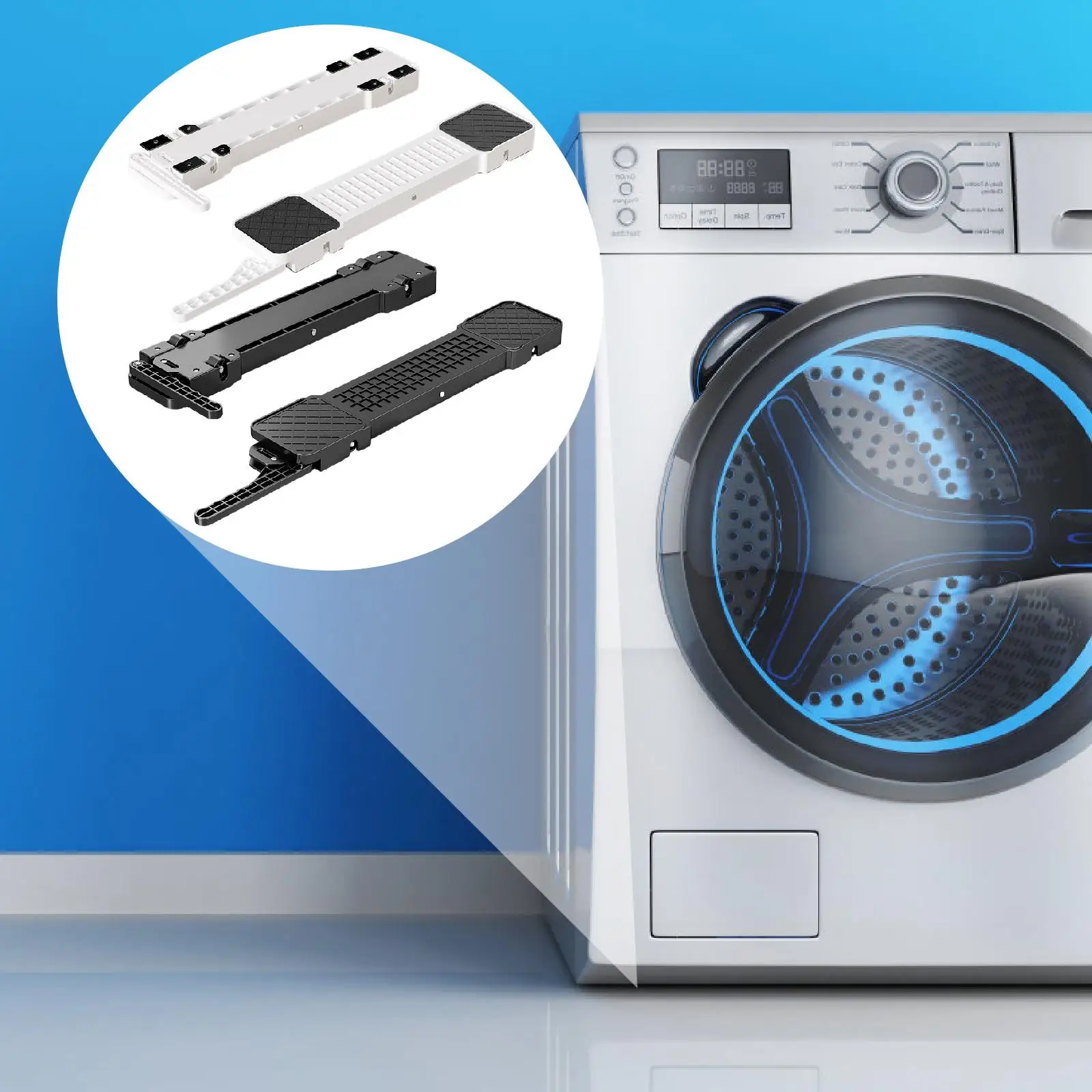 

2 Appliance Rollers, Washing Machine Base, Refrigerator, Premium Furniture