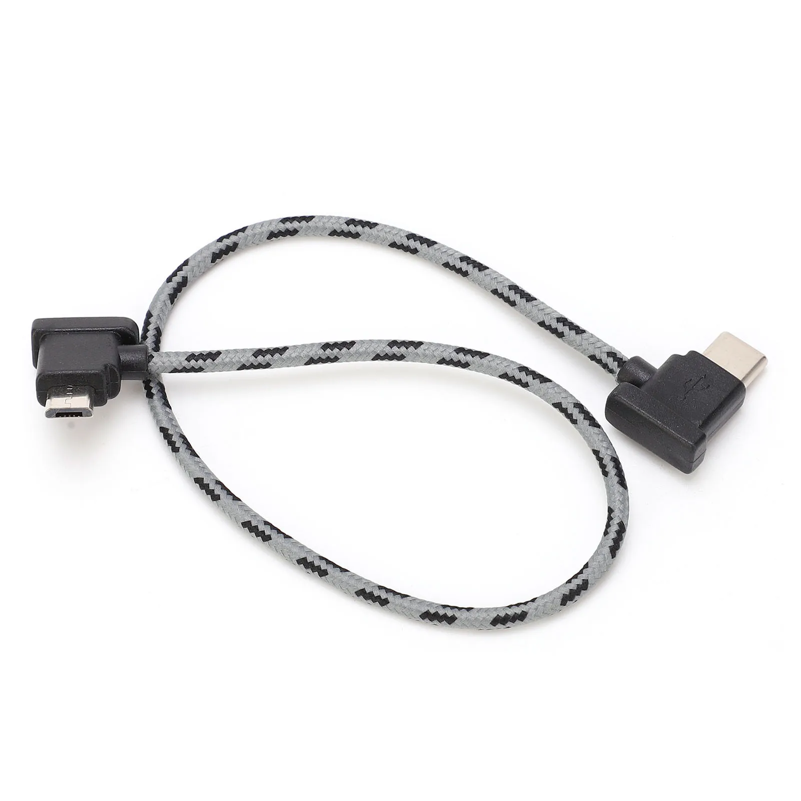 Right Angle Type C to Micro USB Data Cable for DJI Mavic Air 2 / Mini 2 Remote Controller