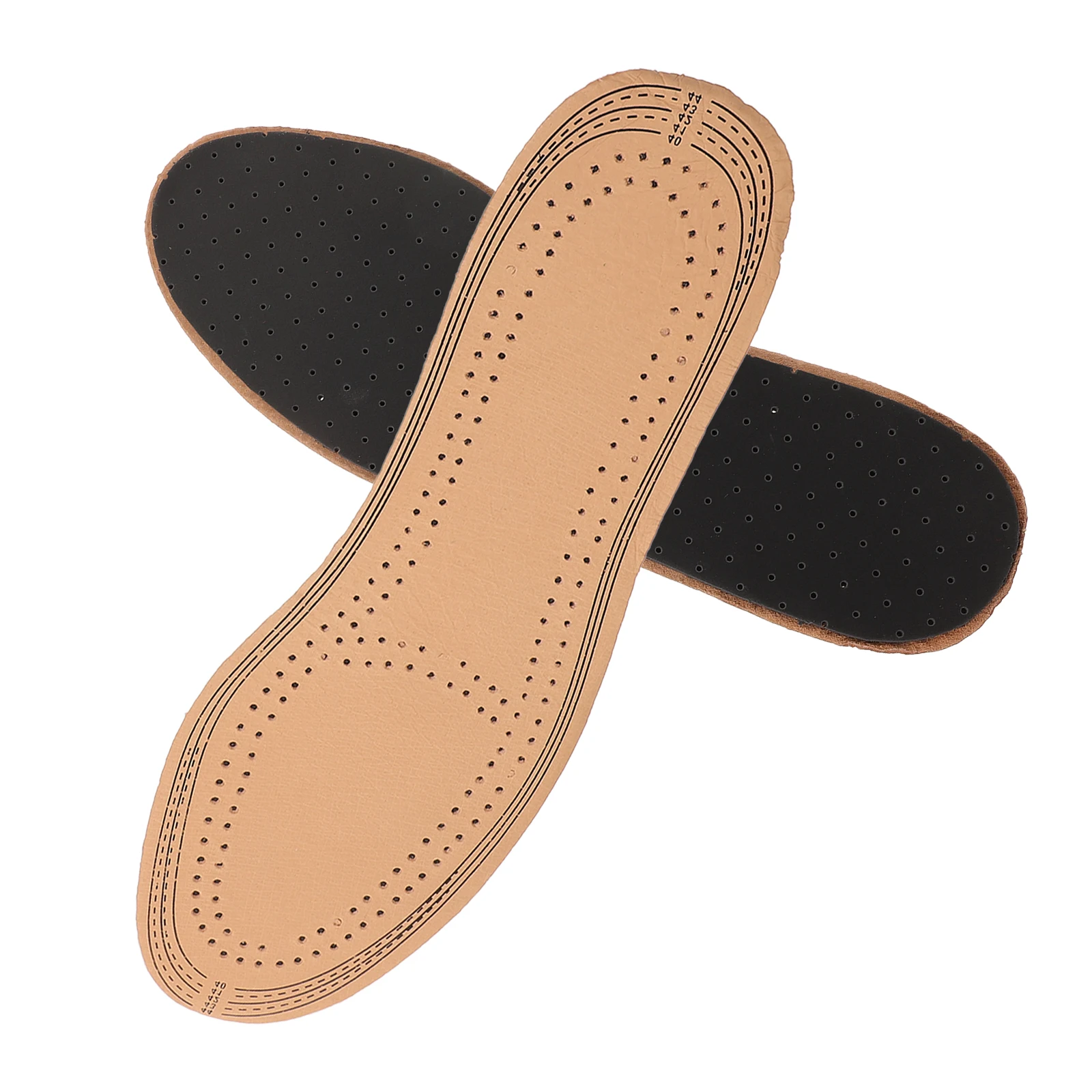 

Soft Insoles Enhanced Arch Support Durable Breathable Absorption Ideal for Running Walking Pigskin Foot Care Tools