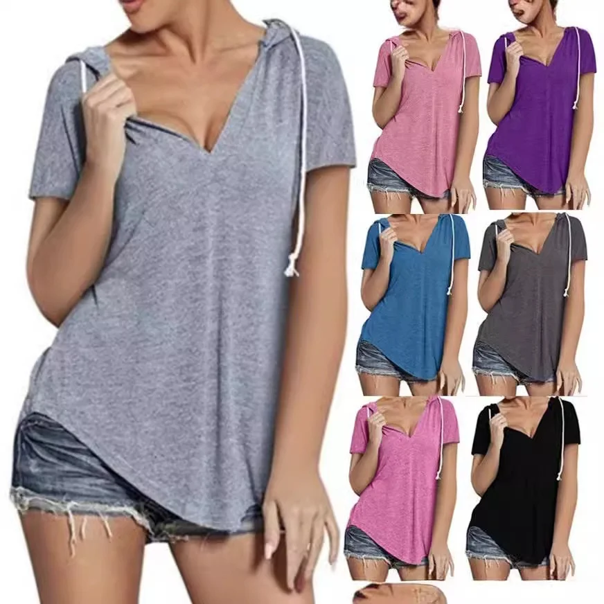 

Женская спортивная свободная футболка V-Ne с ортообразным вырезом для празднования Дня независимости, другие материалы 00% осень 2025 г.