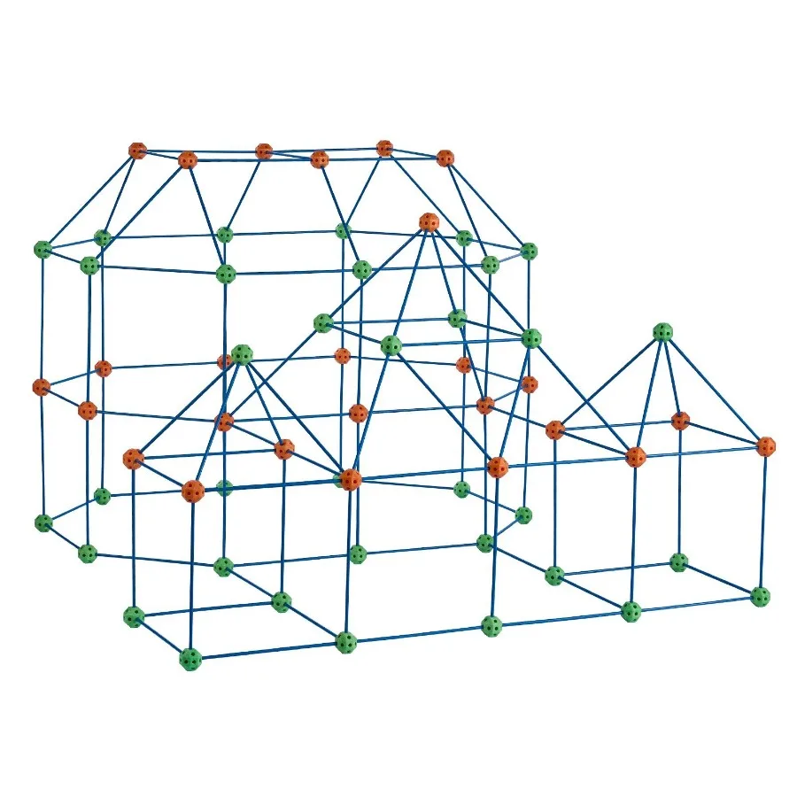 

Tent Fort Building Kit for STEM Construction Toy Set Castle 180PCS