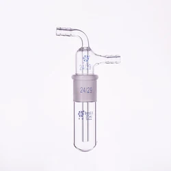 FAPE Hydrazine with ground mouth 24/29, Capacity 20mL, Detachable straight cold hydrazine, Split straight cold trap
