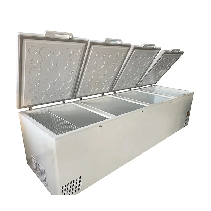 #Hot sale four doors freezer Low temperature deep freezer cheap price