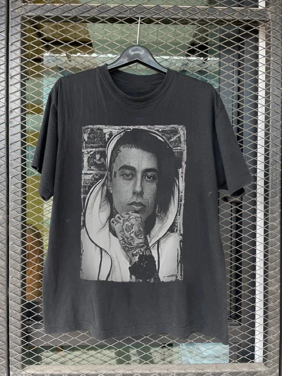 Ronnie Radke Falling in Reverse Band Basic Black T-shirt Comfortable Fashion T-shirt Classic Printed Casual Daily Wear