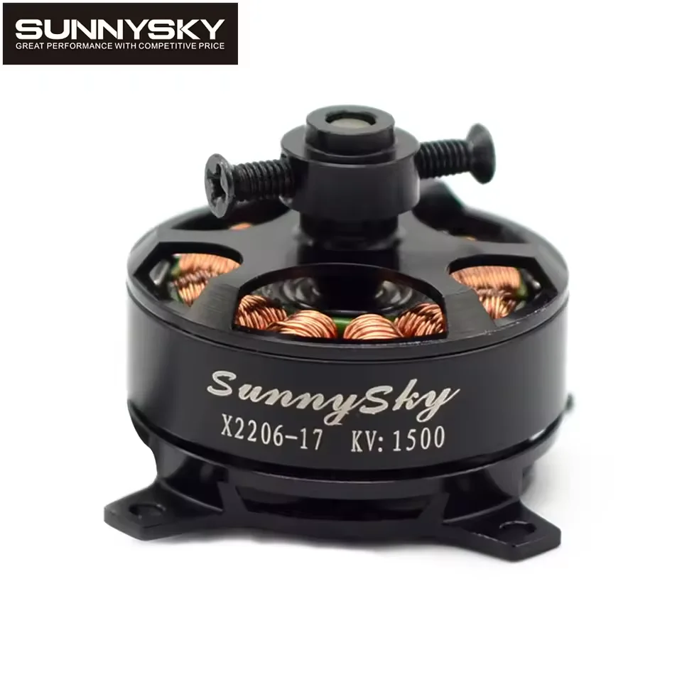 Sunnysky X2206 1500KV/1900KV 2-3S 3mm 샤프트 직경 아웃러너 브러시리스 모터 RC 에어로바틱스 비행기 멀티로터 쿼드콥터용