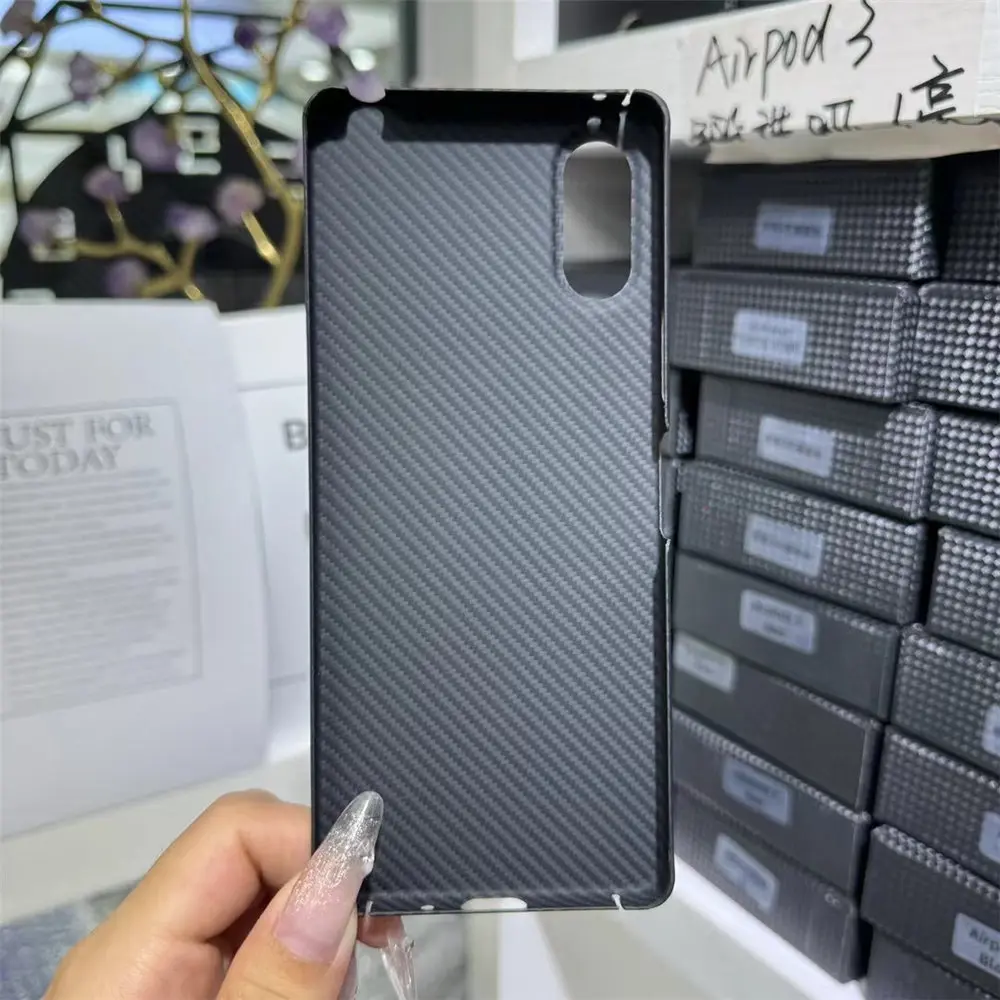 حافظة نحيفة من ألياف الكربون الأصلية ، أراميد حقيقي مضاد للرصاص ، سوني إكسبيريا 10 VI