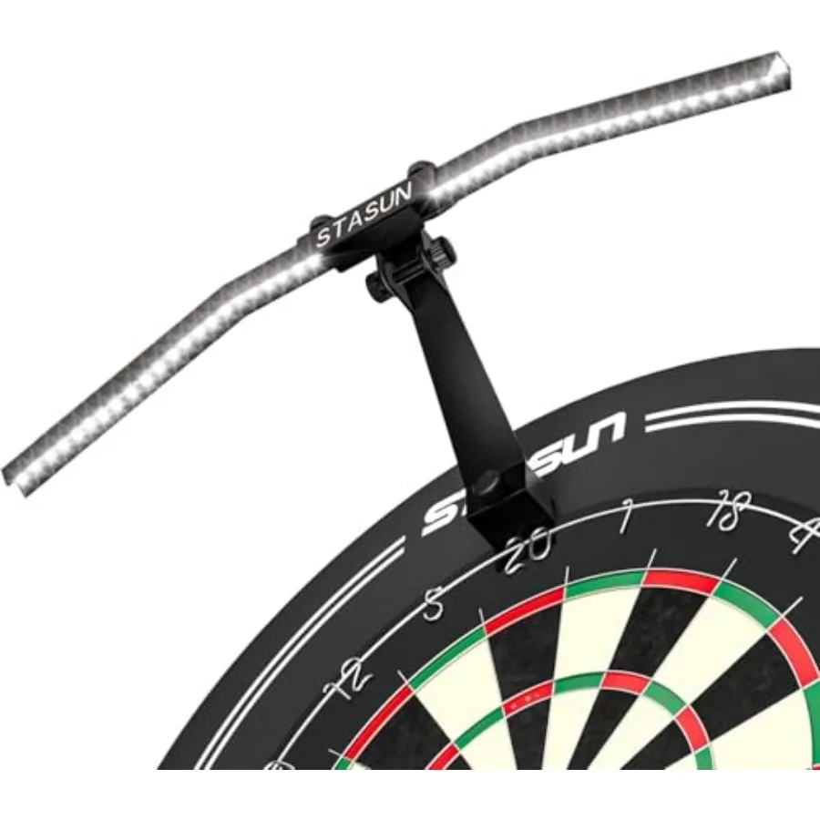 LED Dartboard Light, Foldable Dartboard Lighting System for The Entire Board, Professional Dart Accessories with Adjustable Ang