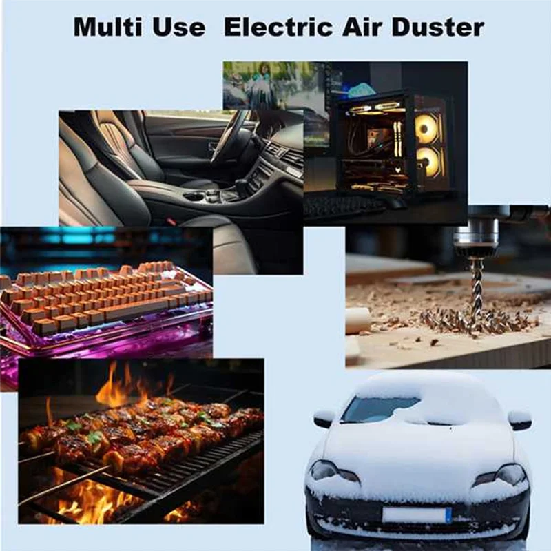 SYW-Electric Air Duster 130000RPM Compressed Air Duster, Jet Drying Blower, Violent Turbo Fan For Computer Keyboard