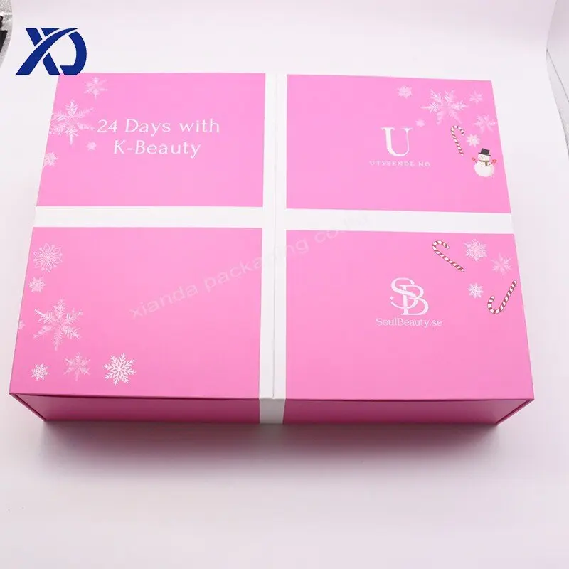Customization.New Festive Surprise Christmas Countdown Advent Calendar Box Crystal Ramadan Gifts Christmas Advent Calender Box C