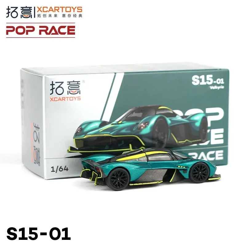 XCarToys x Pop Race 1:64 Valkyrie green Diecast Model Car