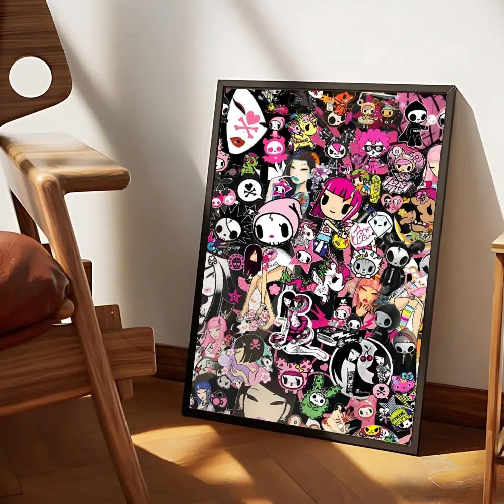 أزياء T-tokidokiS ملصق لا مؤطرة المشارك كرافت نادي بار ورقة خمر ملصق جدار الفن اللوحة غرفة نوم دراسة ملصقات #5