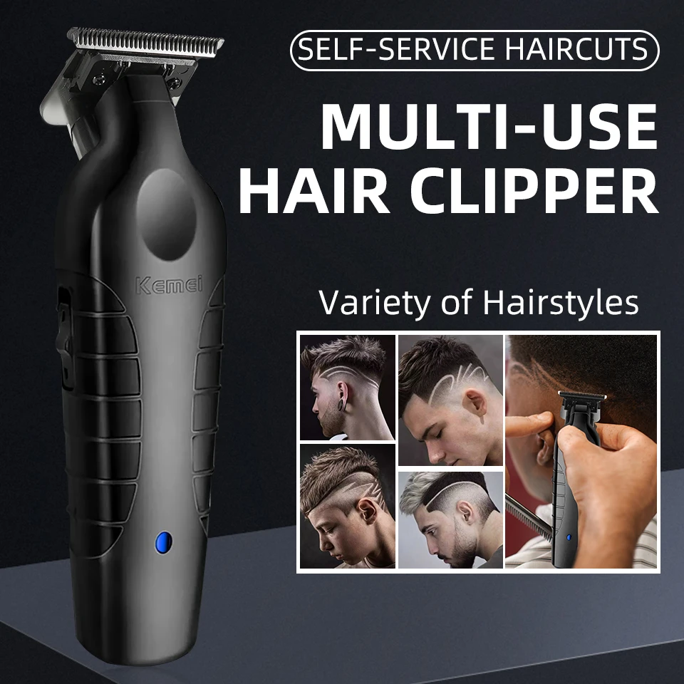 Professional Hair Trimmer for Men Cordless Hair Clippers Barber Hair Beard Trimmer Body Hair Cutting Machine Type-C Charging