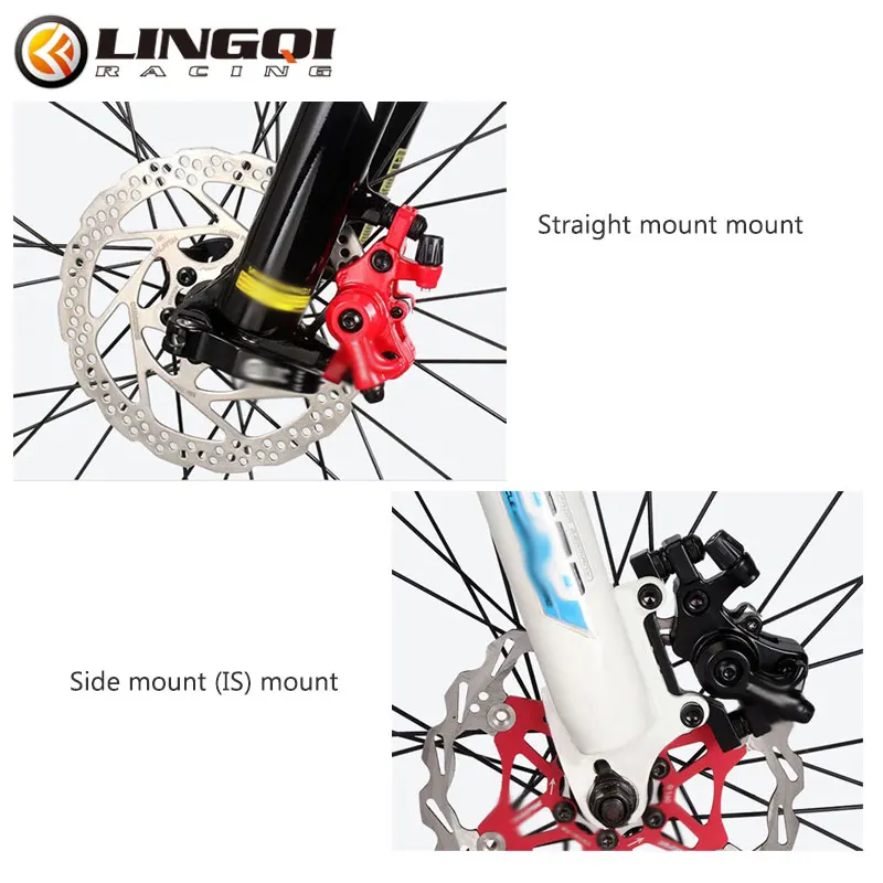 LYNNCHI Motorcycle 49CC Front Rear Disc Brake Caliper Pad For 43cc 47cc Mini Moto Gas Scooter Bicycle Mountain Bike Accessories