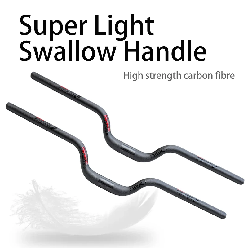 Race Face next 3K Matte Carbon Riser Handlebar 31.8mm Diameter for BMX MTB 580mm-700mm Size Options