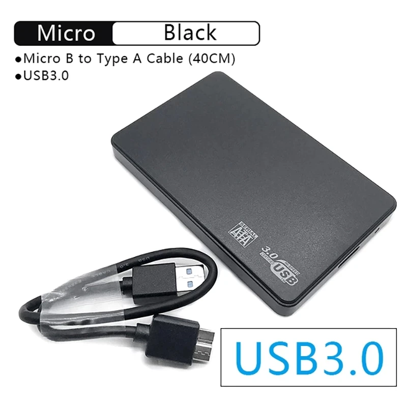 UTHAI T22 2,5" SATA do USB3.0 Obudowa dysku twardego Obudowa mobilnego dysku twardego do zewnętrznej pamięci SSD Obudowa dysku twardego z kablem USB3.0/2.0 ABS