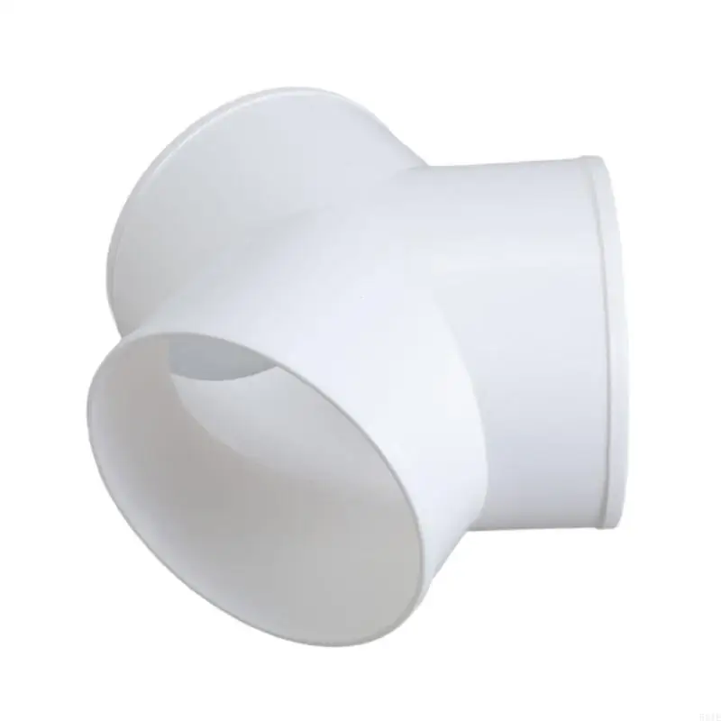 581E 3 Way Duct Connector PVC y شكل أنبوب أنابيب مستديرة موصل تركيب الأنابيب سهلة الاستخدام