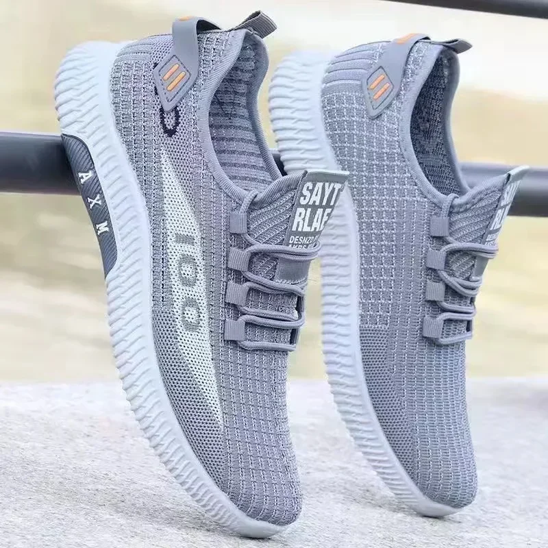 

Net shoes a slip-on men's sports shoes net shoes breathable lazy shoes light soft sole casual shoes men's shoes 2024new