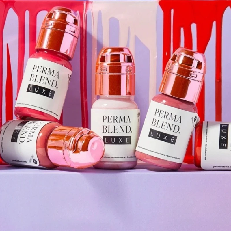 Lip Permanent Makeup Inks Pure Plant Microblading Body Art Tattoo Pigment Premium Perma Blend LUXE Professional Beauty Inks