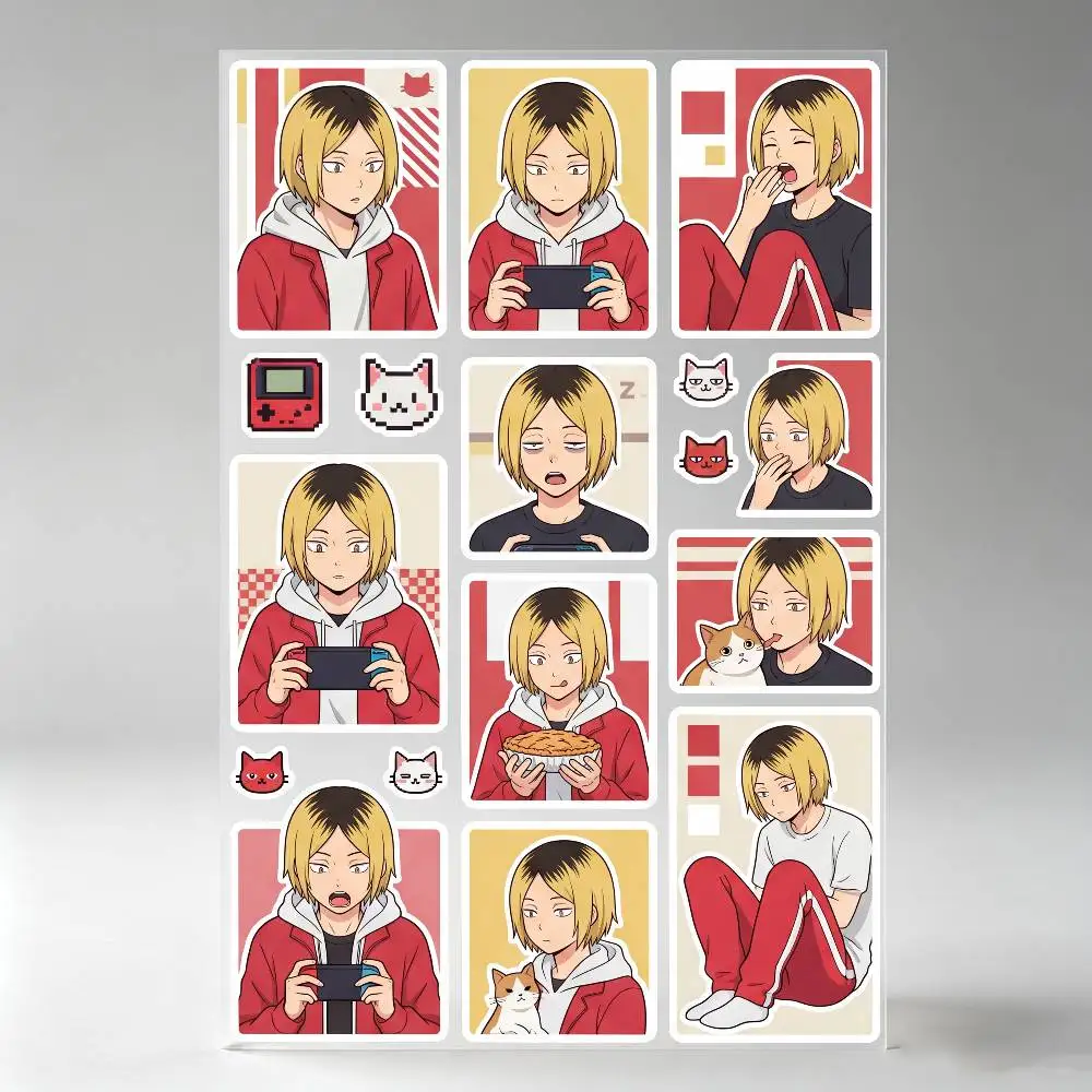 Kozume Kenma Stickers Auto Body Bumper Windows Motorcycle Laptop Walls Vinyl Decal Car Tuning Accessories