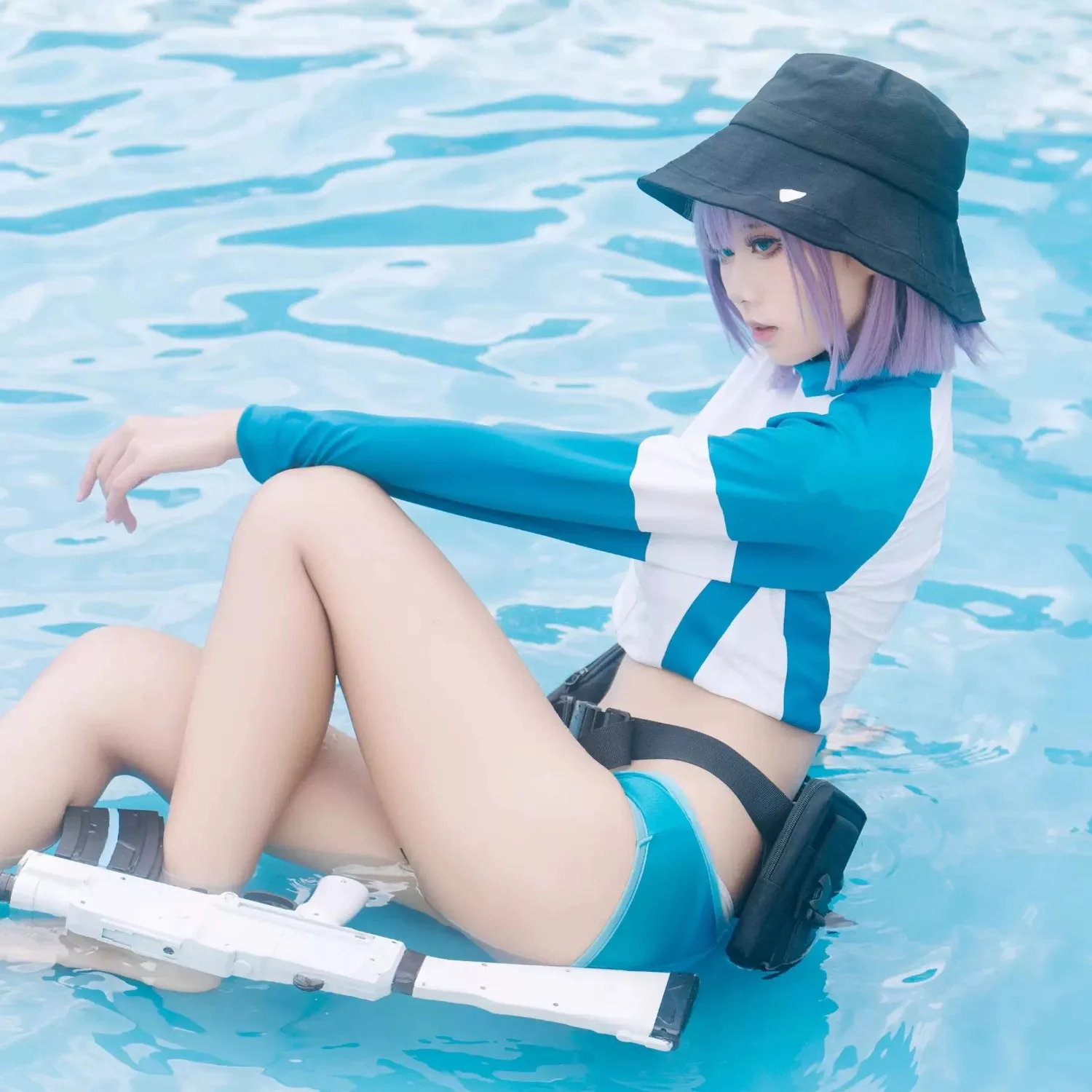 Sorai Saki Cosplay Anime Gra Blue Archive Kostium Letni Mundurek Strój Kąpielowy Gorące Dziewczyny Y2k Streetwear Peruki Strój na Halloween