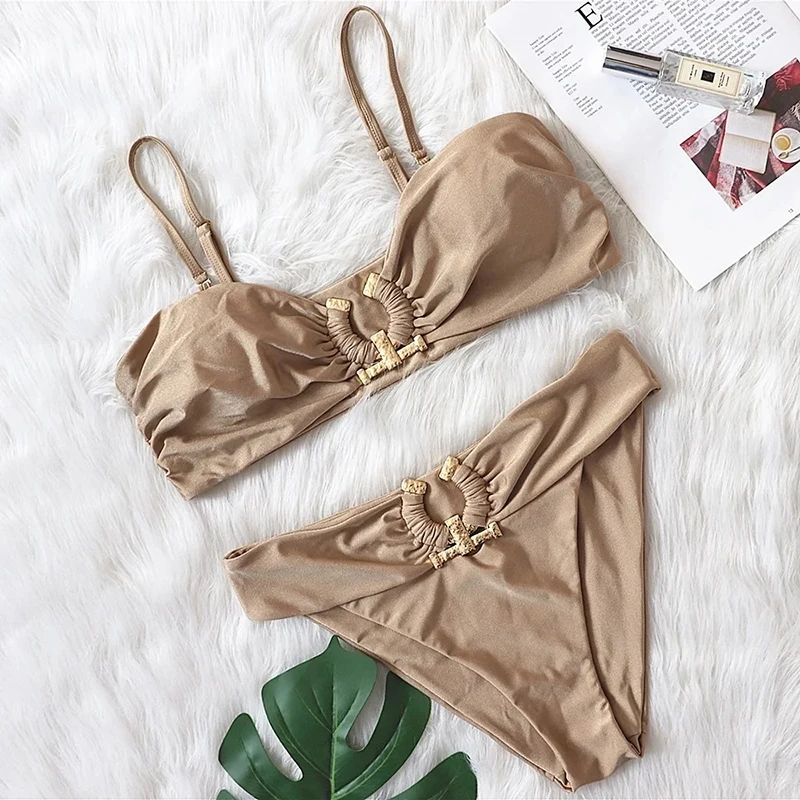 Pink Sexy Bikinis 2024 Women\'s Swimwear Female Swimsuit Swim Wear Bathing Suits Brazilian Girls Bikini Set Beachwear Pool Bather